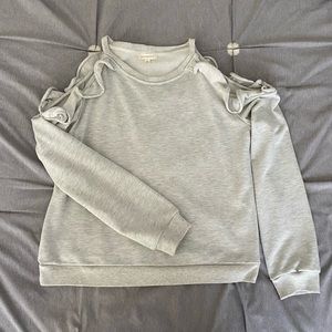 Cold shoulder sweatshirt